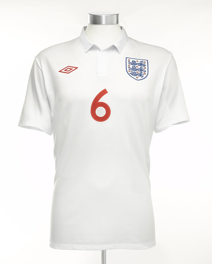 The new 2009/11 England shirt