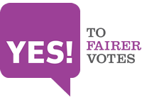 YES! To Fairer Votes logo