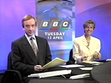 BBC Breakfast News studio, 1994